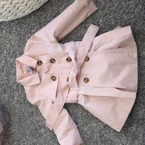 Pink Trench Coat